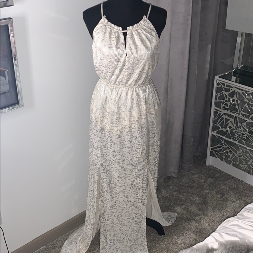 Metallic BCBG Dress